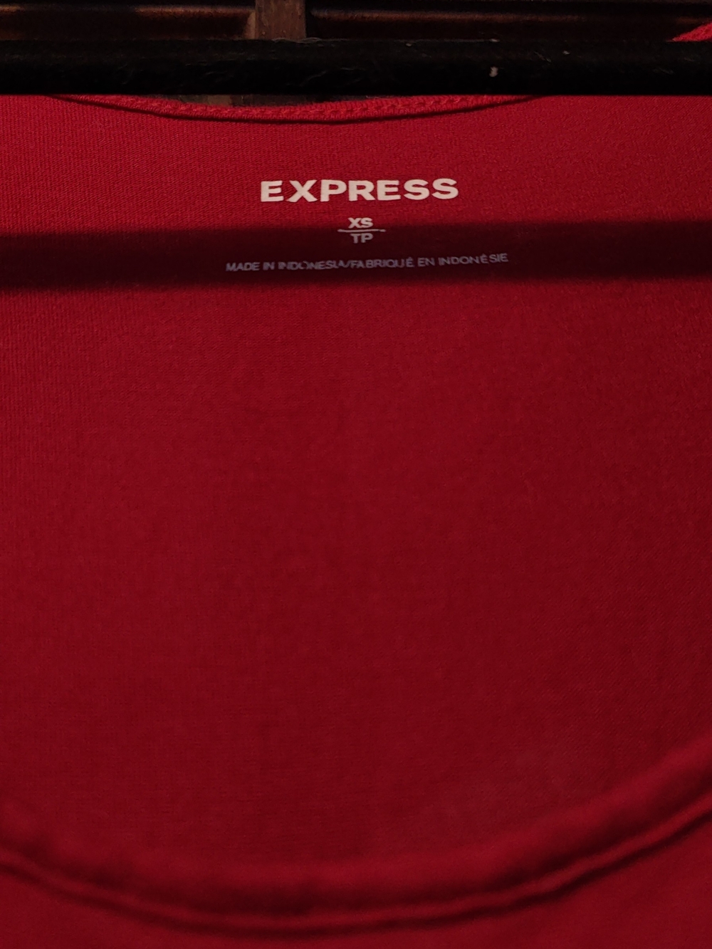 Express Red High-Low Maxi Tank - Picture 2 of 2